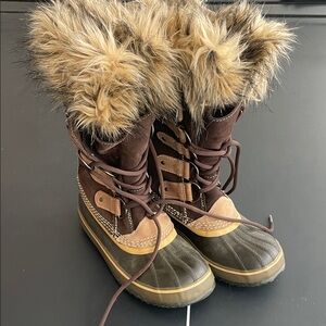 Sorel Fur Lined Winter Boots